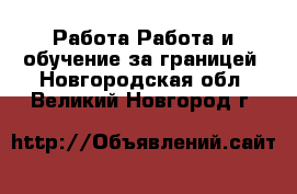 Работа Работа и обучение за границей. Новгородская обл.,Великий Новгород г.